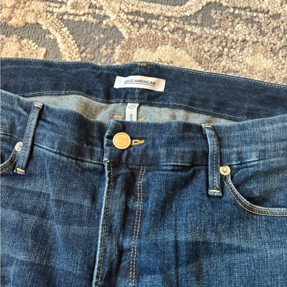 Good American Indigo Ankle Jeans - Picture 3 of 6